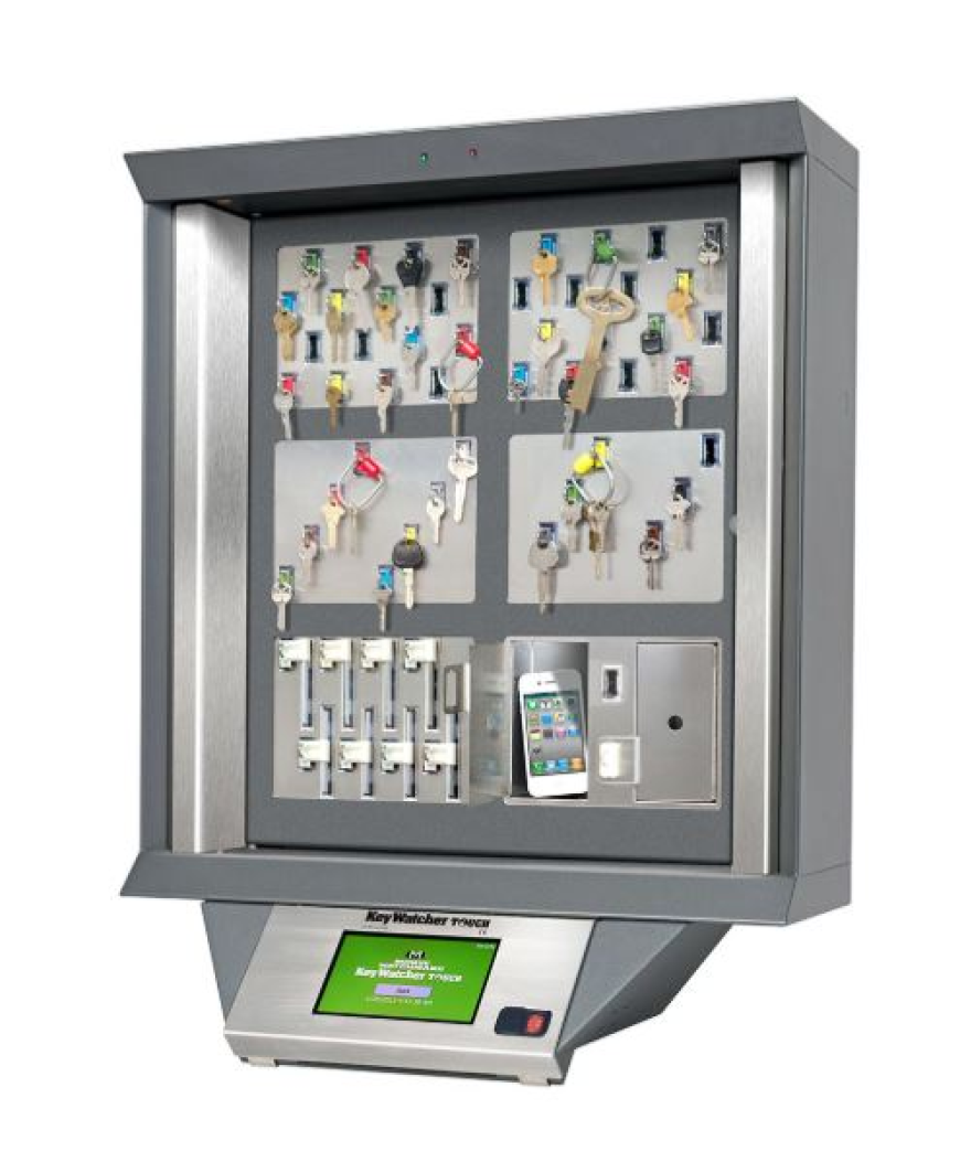 Compact Key Storage Cabinet with Numbered Hooks for Easy Access