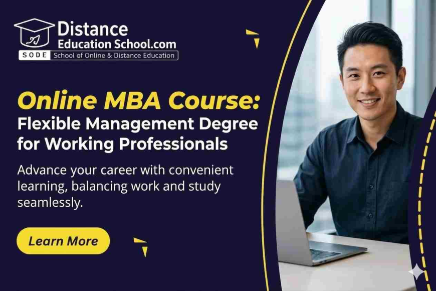 Top Online MBA Course Universities in India & Admission Guide