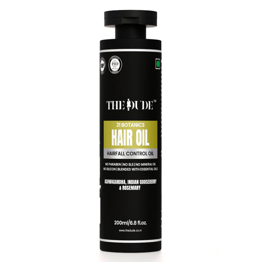 Hair Fall Control Oil for Men: Stronger Roots & Healthier Hair Naturally
