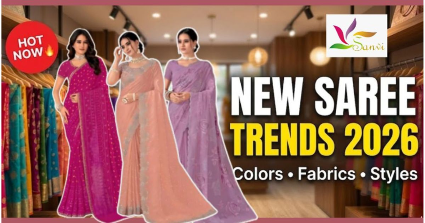 What’s Hot in the New Saree Collection: Colours, Fabrics & Styles for 2026