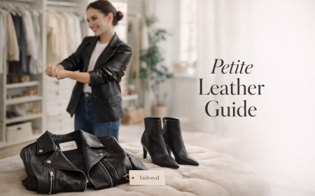The Petite Guide: How to Wear Oversized Leather Without Drowning