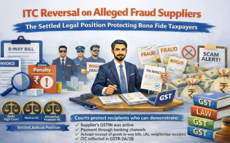 ITC Reversal on Fraud Suppliers Explained | Mohit S. Shah & Co.