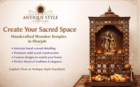 Antique Style is a premium handcrafted furniture brand based in Sharjah, UAE, known for its timeless wooden furniture that blends traditional craftsmanship with modern design.