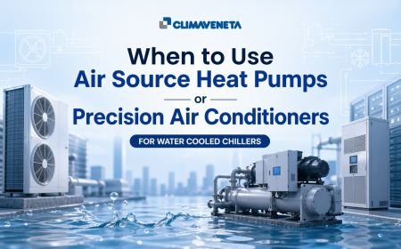 When to Use Air Source Heat Pumps or Precision Air Conditioners