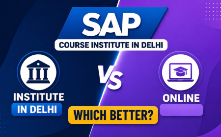 SAP Course Institute in Delhi vs Online: Which Better