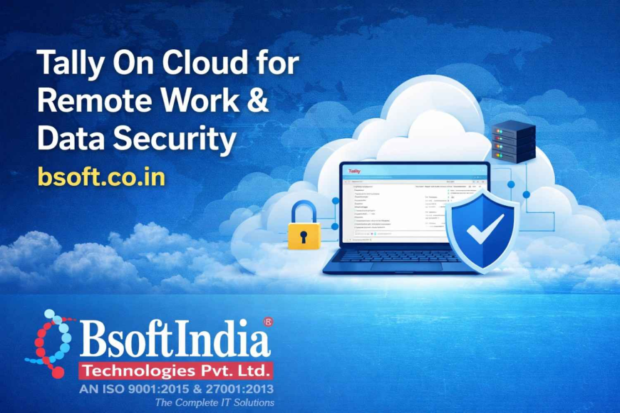 Tally On Cloud for Remote Work & Data Security | bsoft.co.in