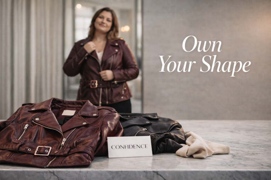Stop Hiding: 7 Leather Jacket Myths Plus-Size Women Must Unlearn