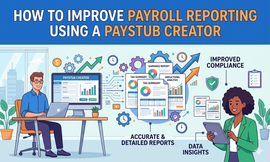 How to Improve Payroll Reporting Using a Paystub Creator