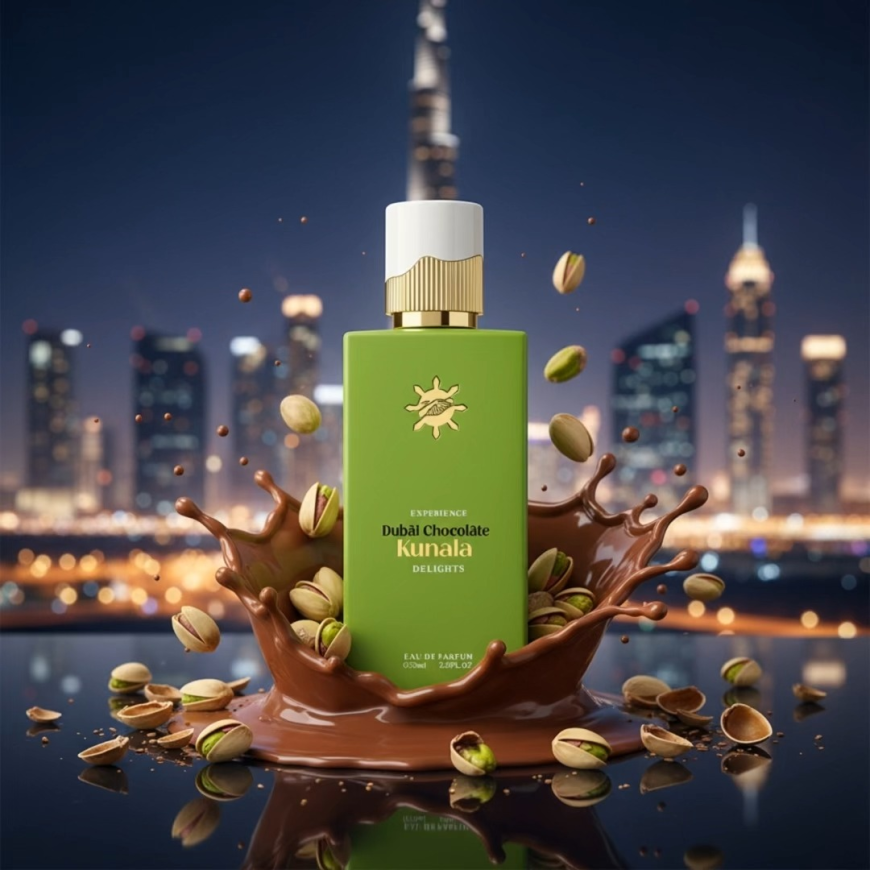 Golden Indulgence: The Story Behind Kunafa Dubai Chocolate Perfume