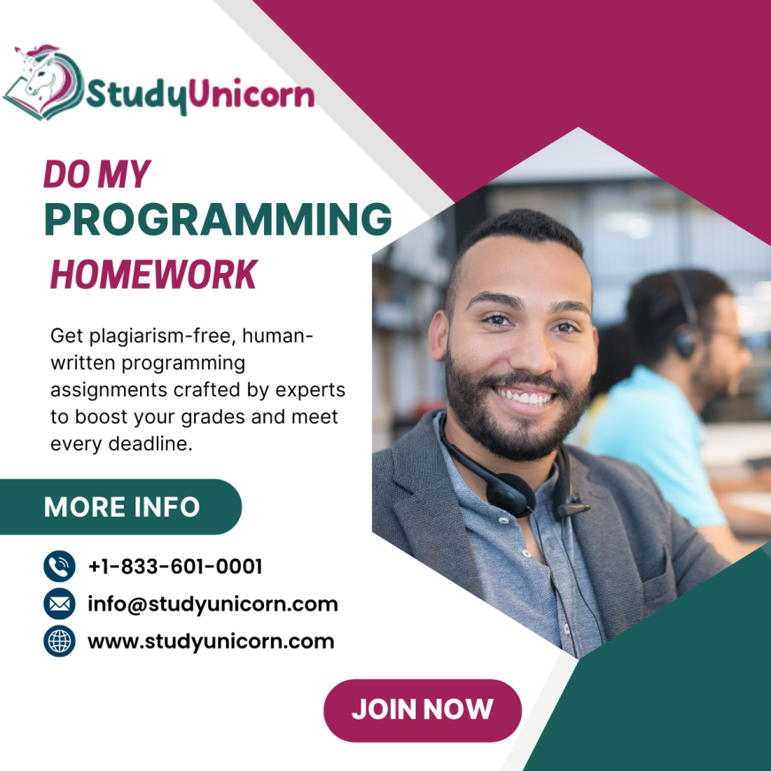 Master Coding Stress-Free with “Do My Programming Homework” Services at StudyUnicorn.com