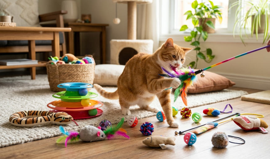 The Best Cat Toys for Your Feline Friend: Keeping Them Active and Happy