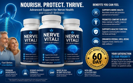 Nerve Vitali Natural Nerve Support for Comfort, Balance & Mobility