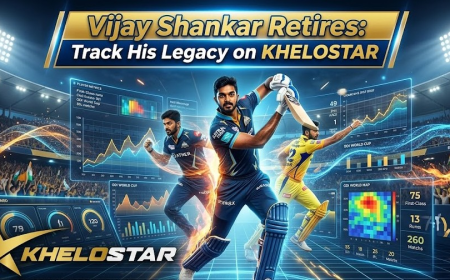 khelostar: Analyzing Vijay Shankar's 25-Year Era