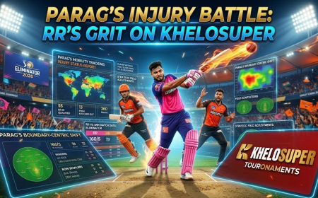 Injury Defied: Track Parag Live on khelosuper