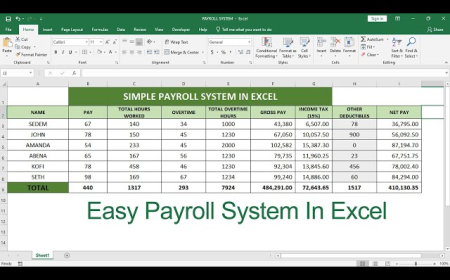 HSE Dashboard & How to Make a Payroll Spreadsheet