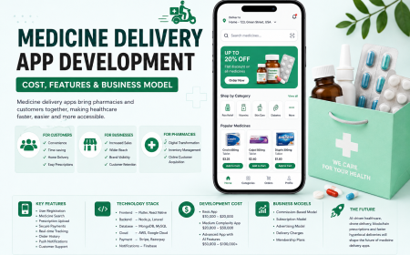 MEDICINE DELIVERY APP DEVELOPMENT: COST, FEATURES & BUSINESS MODEL IN 2026