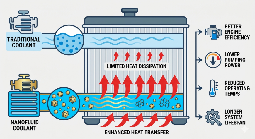New nanofluids could change the way specialty automotive HVAC systems work