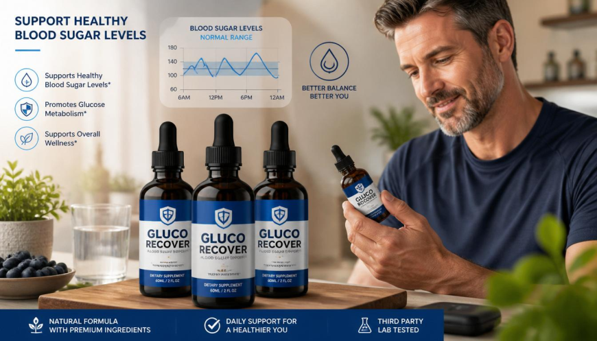Gluco Recover Natural Support for Healthy Blood Sugar and Daily Vitality