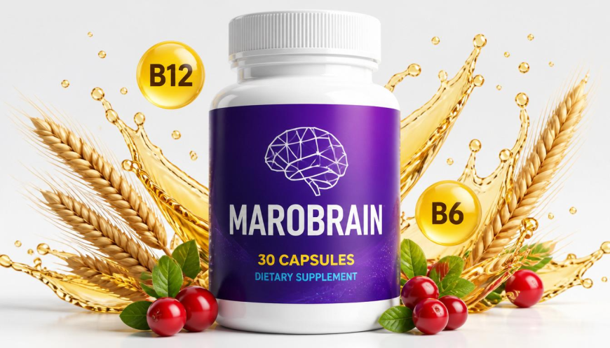 MaroBrain Natural Brain Support for Focus & Mental Clarity