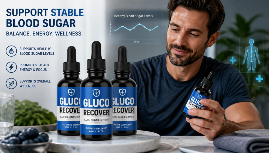 Gluco Recover Natural Blood Sugar Support for Daily Energy & Metabolic Wellness