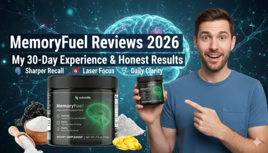 MemoryFuel Brain Support Formula for Sharper Focus and Mental Clarity