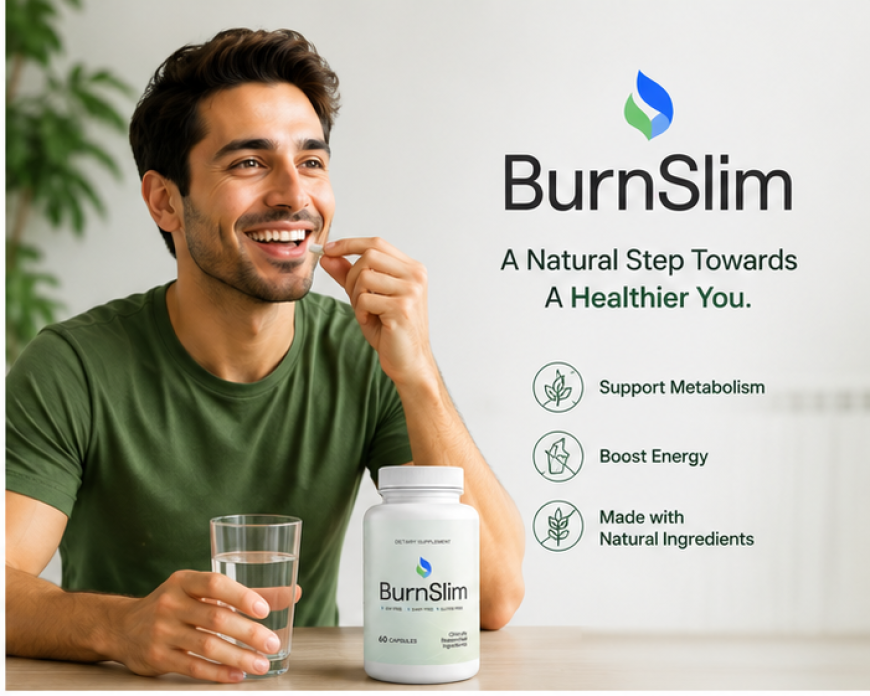 BurnSlim™ Natural Fat Burner & Energy Support Supplement