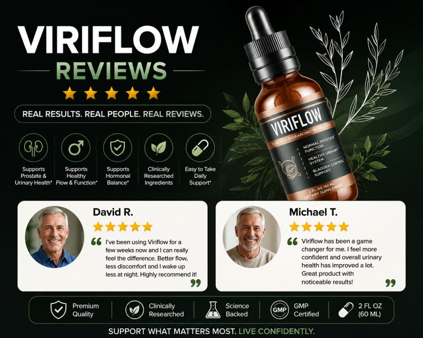 ViriFlow Review 2026: Natural Support for Prostate Health, Urinary Comfort, and Male Vitality