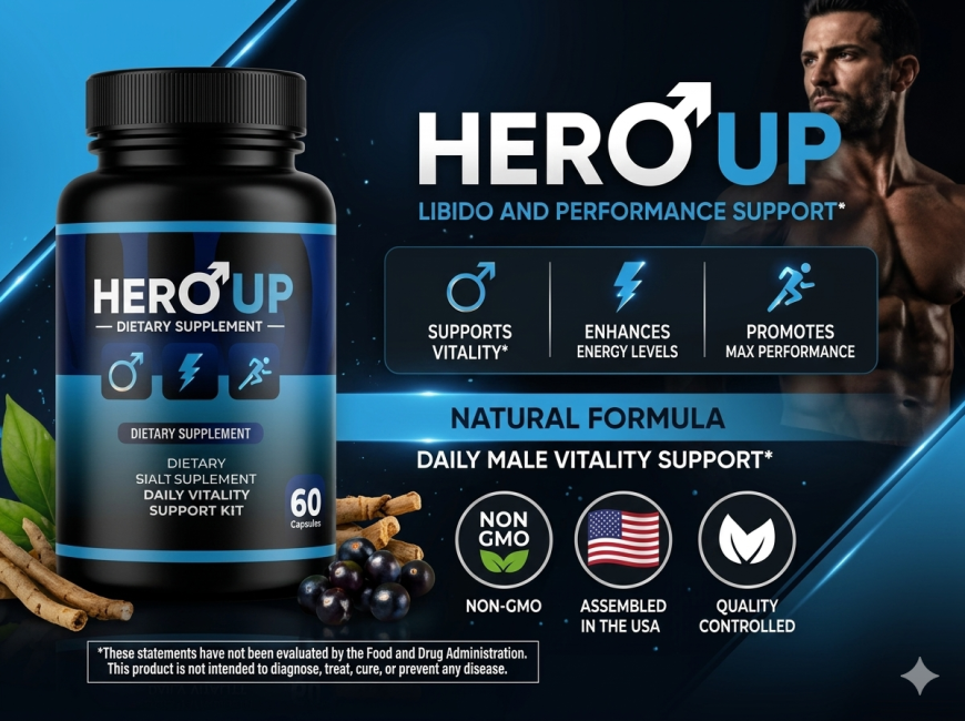 Hero Up Reviews USA – Natural Support for Men’s Energy, Stamina & Vitality