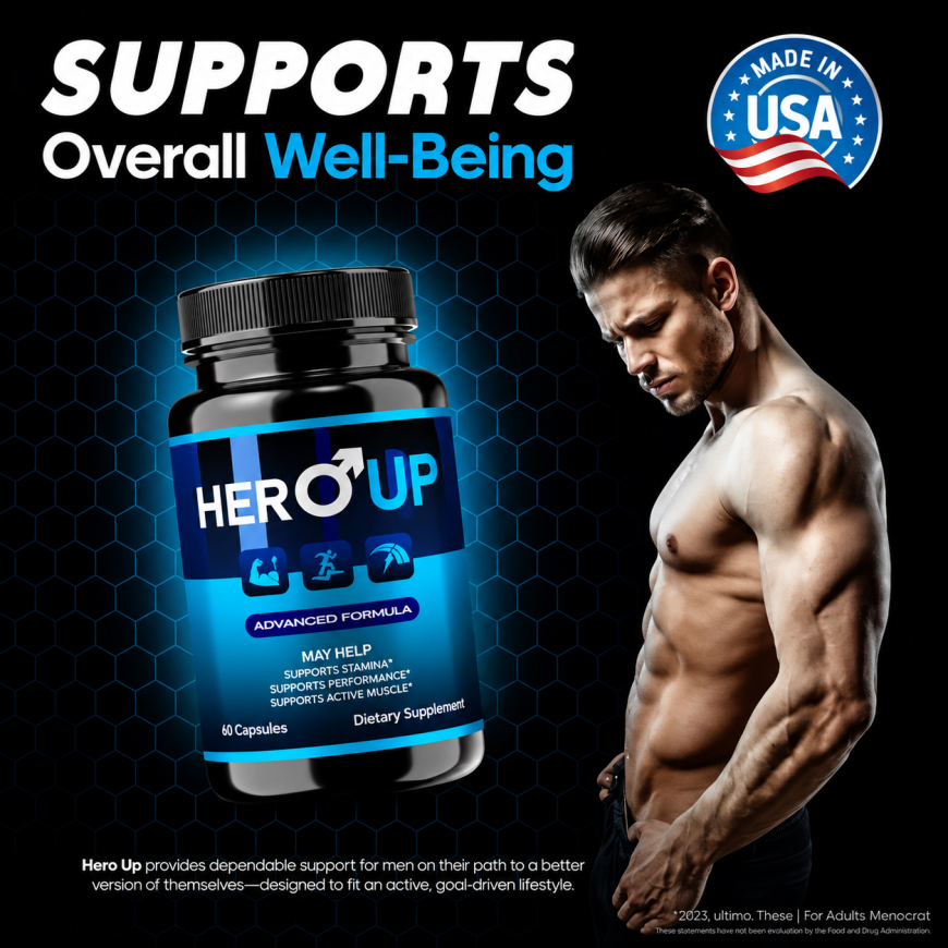 HeroUp Reviews USA – Natural Men’s Vitality & Energy Support for Modern Men