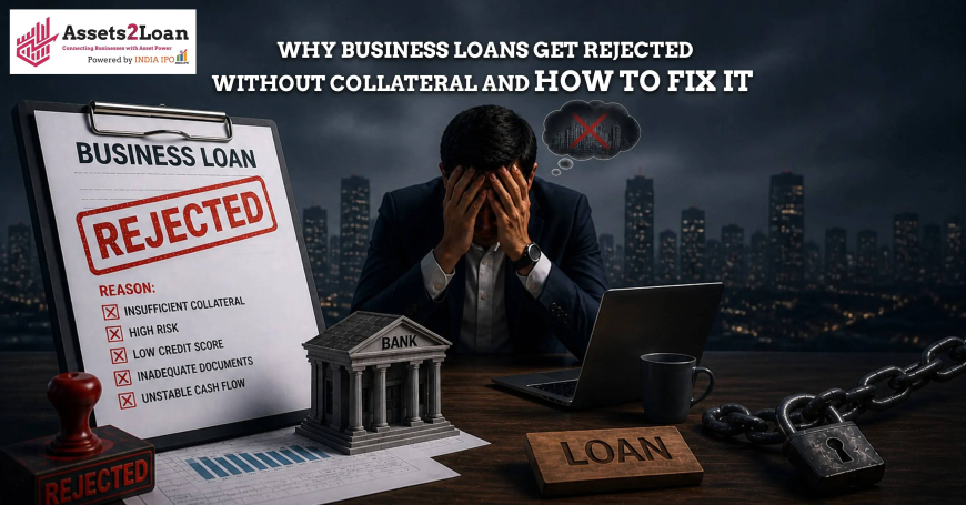 Why Business Loans Get Rejected Without Collateral in India
