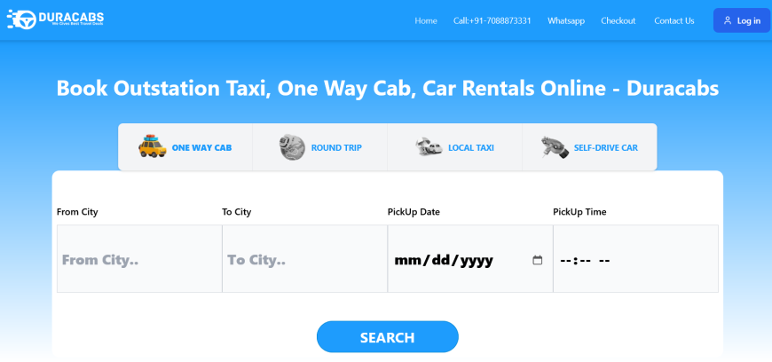 Airport Taxi Service – Book Airport Pickup & Drop Online with Duracabs