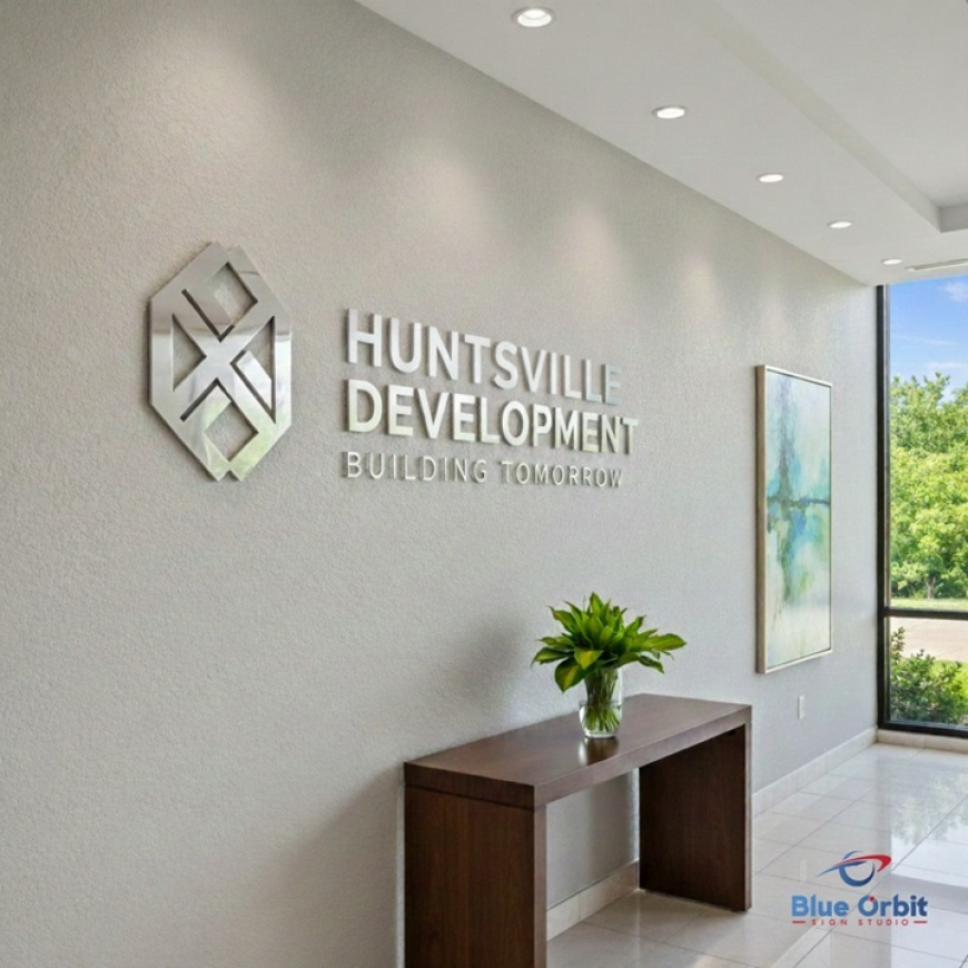 Eye-Catching Custom Lobby Signage Ideas for Small Businesses