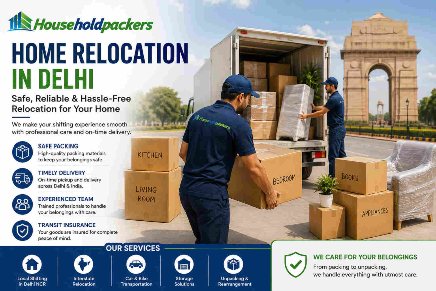 Home Relocation in Delhi – Reliable and Stress-Free Moving Services