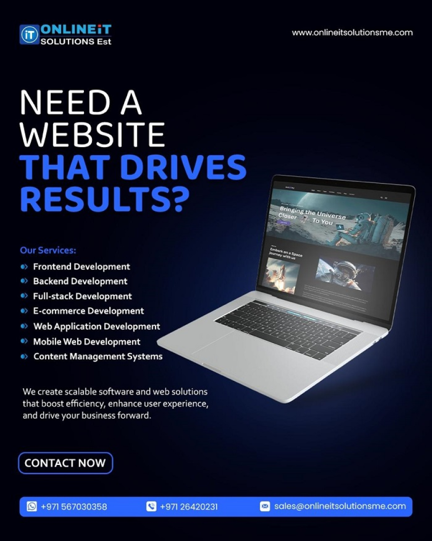 Best Web Development Company in Abu Dhabi: What to Look For