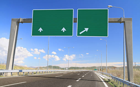 Highway Signboard for Better Road Safety and Traffic Guidance