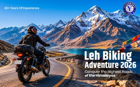 Leh Biking Adventure 2026: Conquer the Highest Roads of the Himalayas   