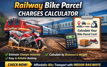 Railway Bike Parcel Charges Calculator: Easily Estimate Bike Transport Costs by Train`