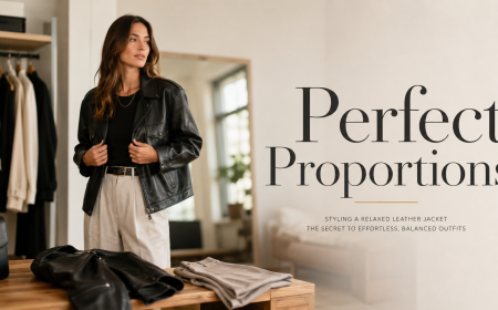 Relaxed Leather Jacket Styling: The Three Proportions That Actually Make It Work