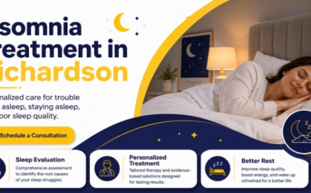 What are the Effective Options of Insomnia Treatment in Richardson?