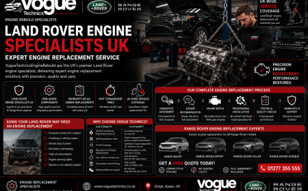 Land Rover Engine Specialists UK | Expert Engine Replacement – VogueTechnicsEngineRebuild