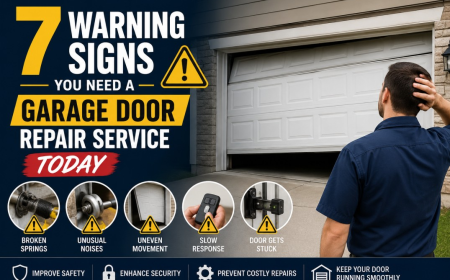 7 Warning Signs You Need a Garage Door Repair Service Today