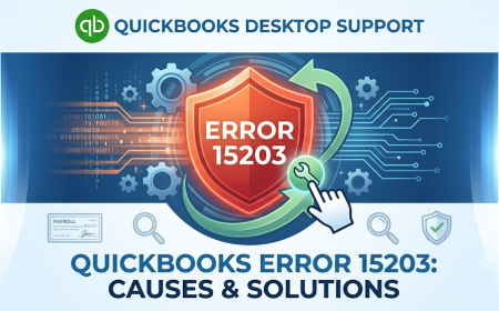 Why QuickBooks Error 15203 Happens and How to Resolve It Successfully