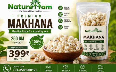 250 GM Makhana Price | Premium Roasted Phool Makhana Online – NatureFam