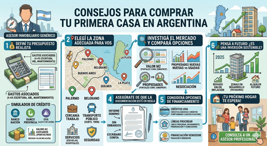 🏢 Consejos de Laura Fernandez para comprar tu primera casa en Argentina