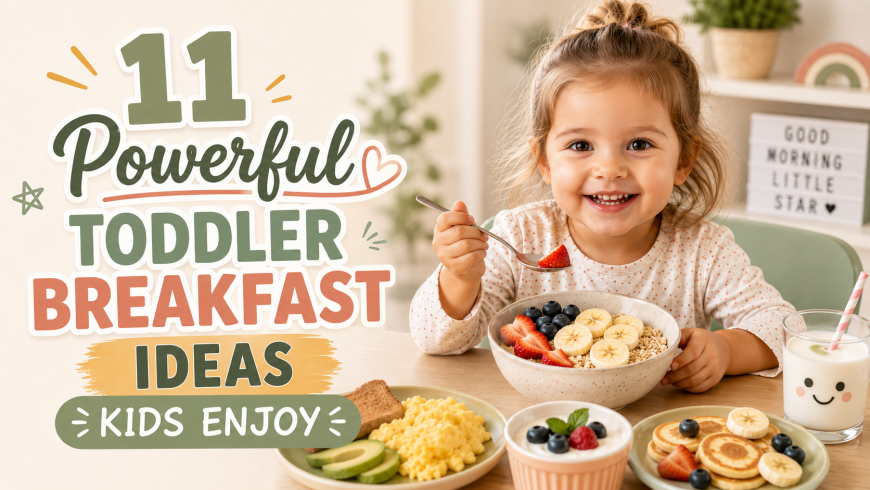 11 Powerful Toddler Breakfast Ideas Kids Enjoy