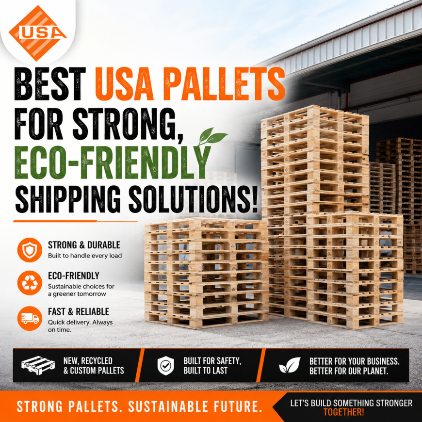 Best USA Pallets for Strong, Eco-Friendly Shipping Solutions!