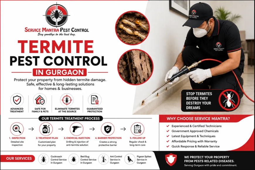 Best Termite Pest Control in Gurgaon | Safe Anti-Termite Treatment for Homes & Offices