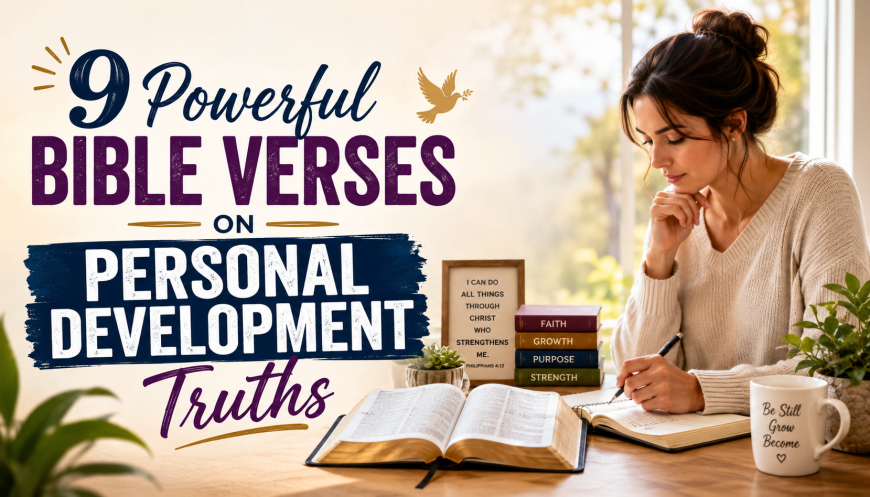 9 Powerful Bible Verses on Personal Development Truths