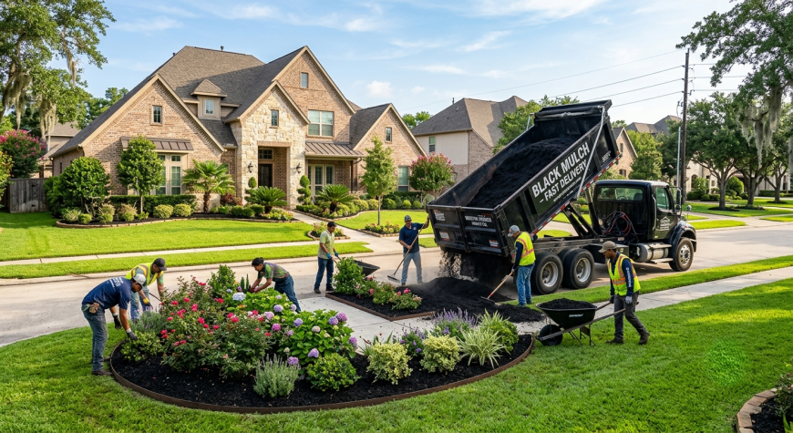 Mulch Delivery in Houston: What Homeowners Should Know Before Ordering Bulk Mulch
