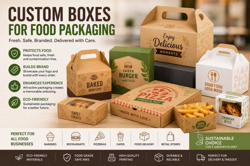 Custom Boxes for Food Packaging | Custom Printed Food Packaging Solutions